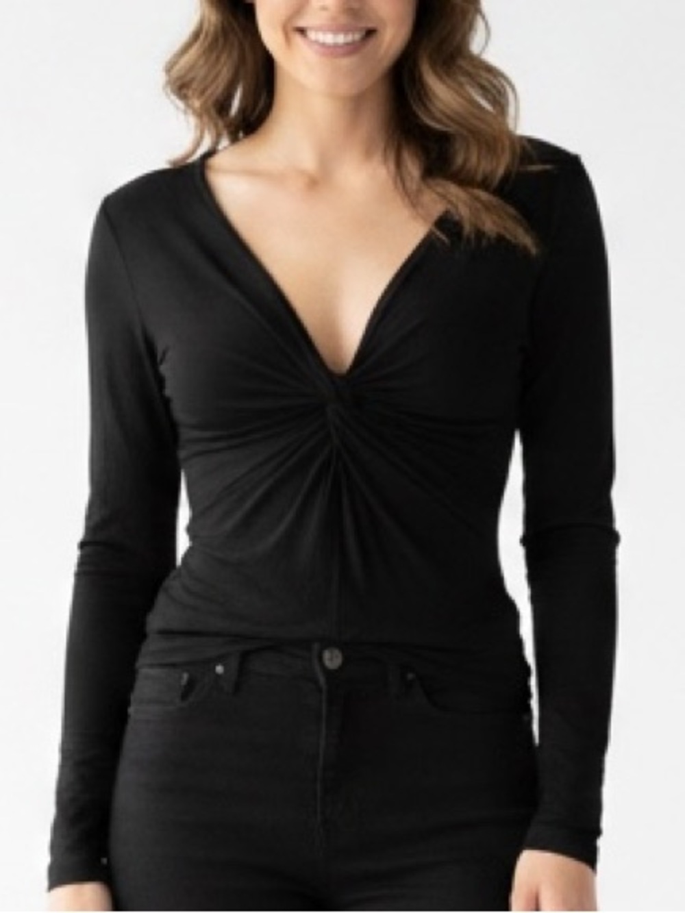 INC Twist Front Top Petites